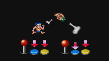 Cavaman Ninja(Joe & Mac) Game Screenshot