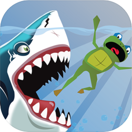 Amazing Frog Fight Shark - Game Adventure