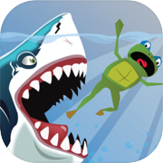 アメージングフロッグファイトサメ - ゲームアドベンチャー