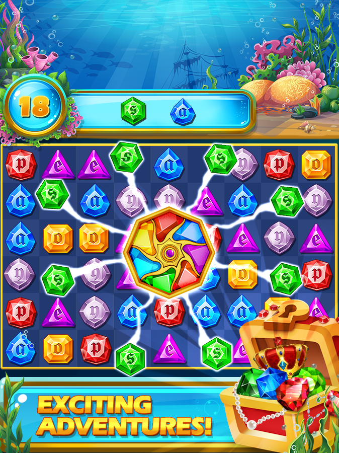 Atlantis Treasure Game Screenshot