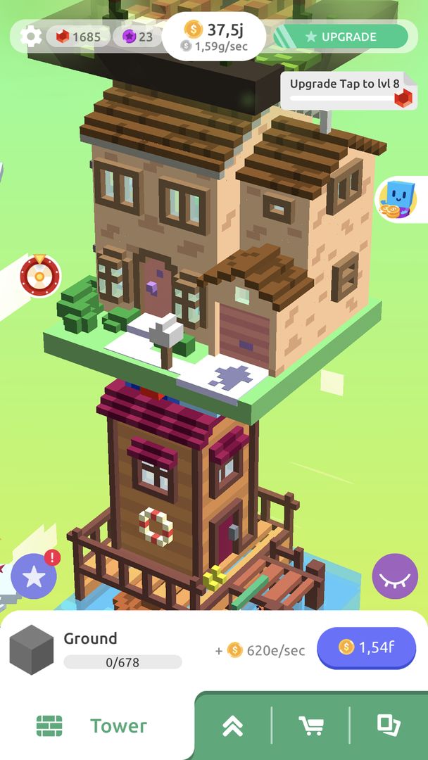 TapTower - Idle Building Game ภาพหน้าจอเกม