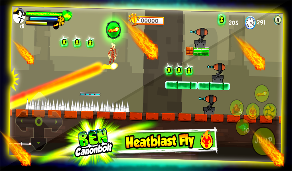 👽 Alien Ben Canonbolt Transform Game Screenshot