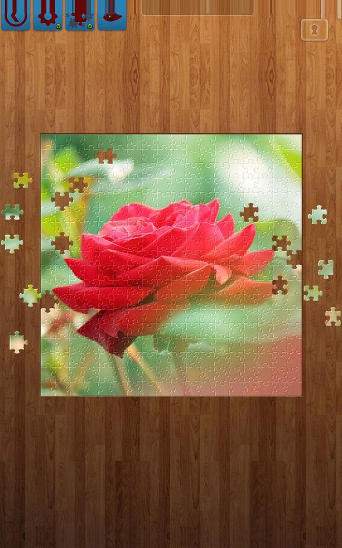 Screenshot of Flower Jigsaw Puzzles