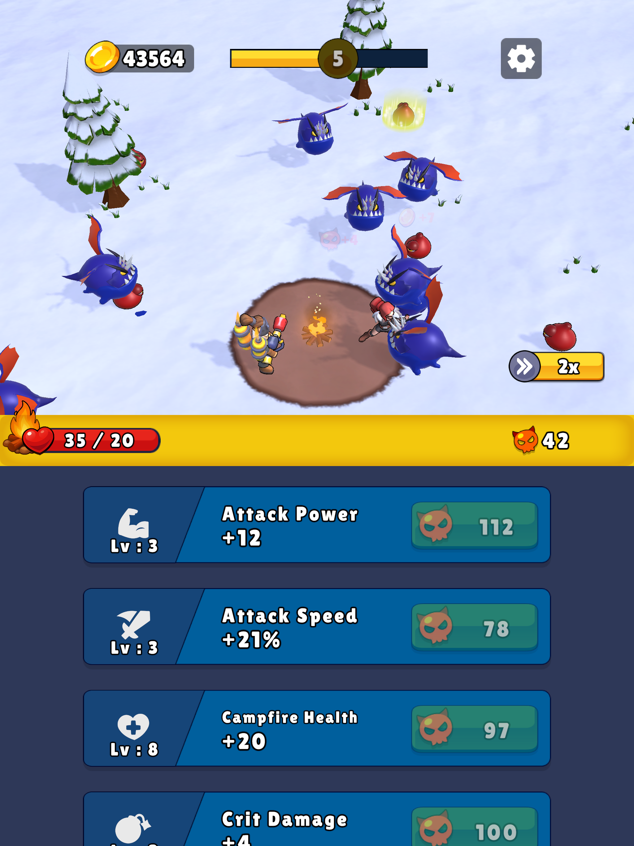 Defend The Fire ภาพหน้าจอเกม