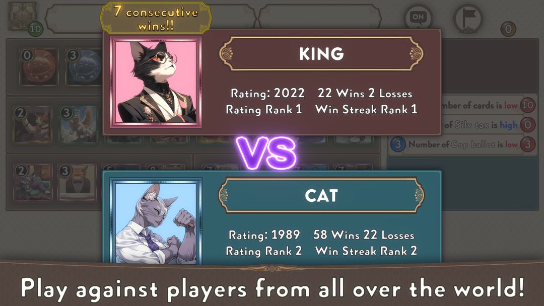 Screenshot of Dollar King: Battle Cat Decks