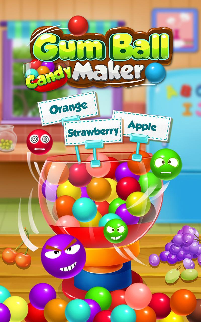 Gum Ball Candy: Kids Food Game Game Screenshot