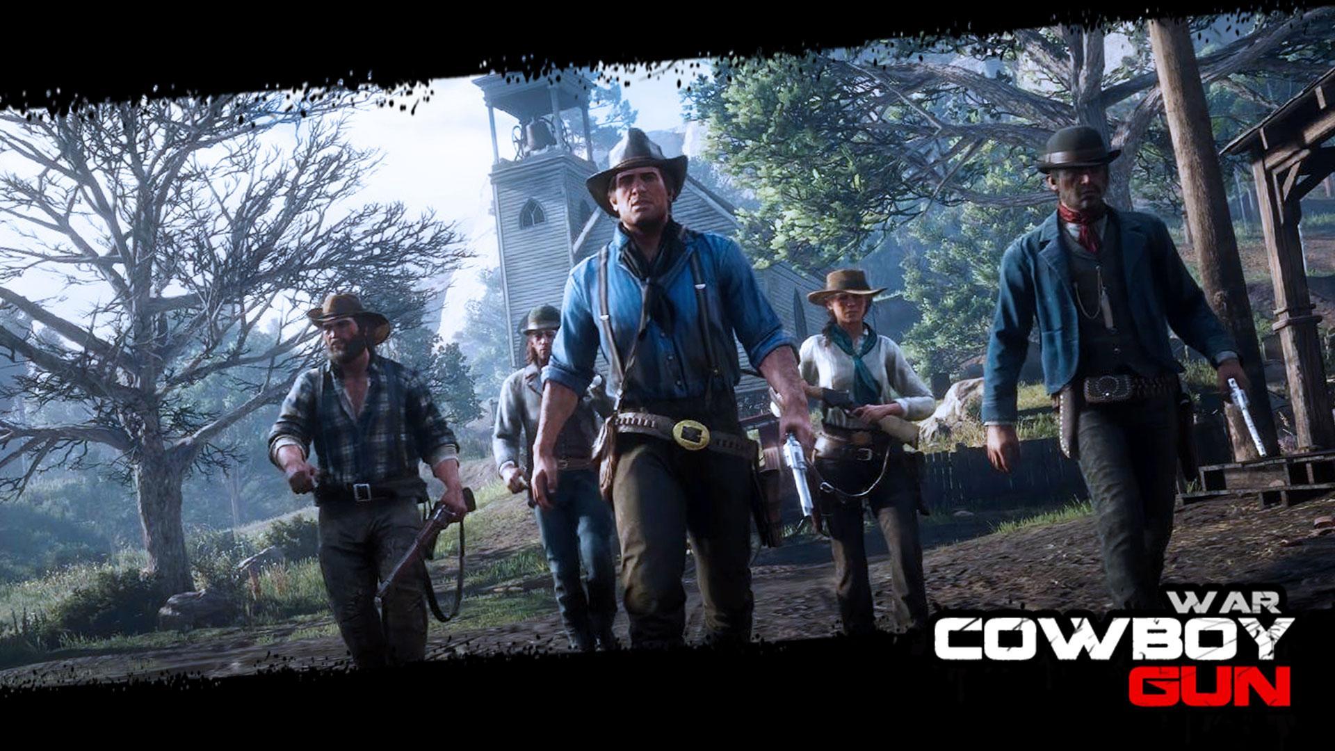 Cowboy Gun War Game Screenshot