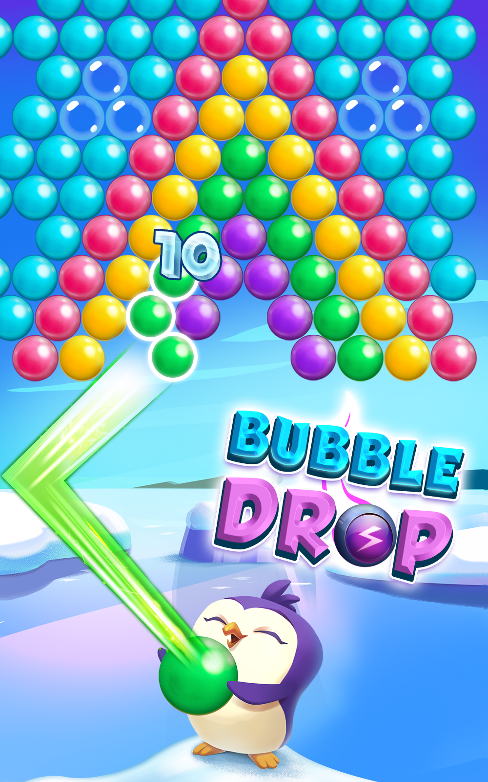 Icy Bubbles Game Screenshot