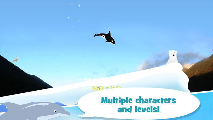 Dolphin Up Game Screenshot