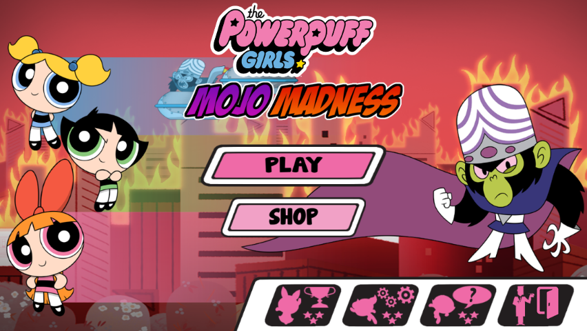 Captura de Tela do Jogo Powerpuff Girls: Mojo Madness