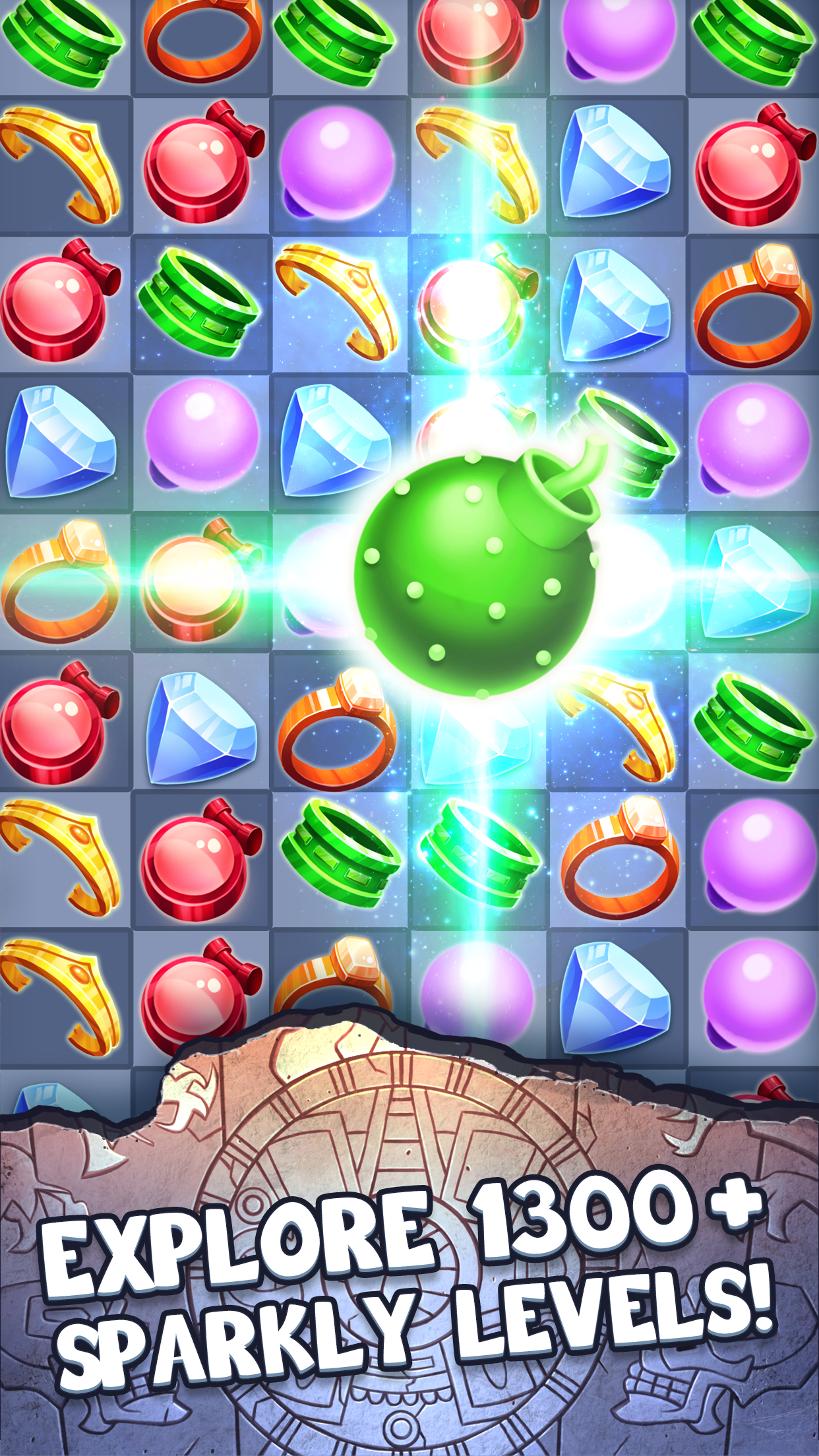 Lost Treasure Match 3 ภาพหน้าจอเกม