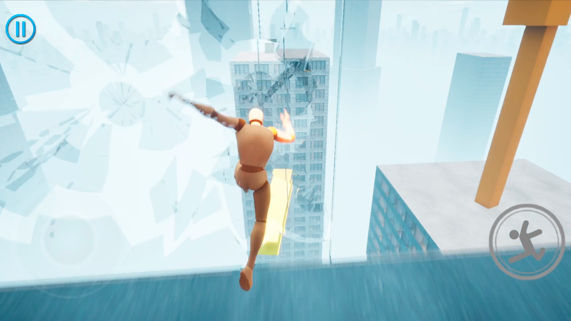 Captura de Tela do Jogo Rooftops Parkour Freerun