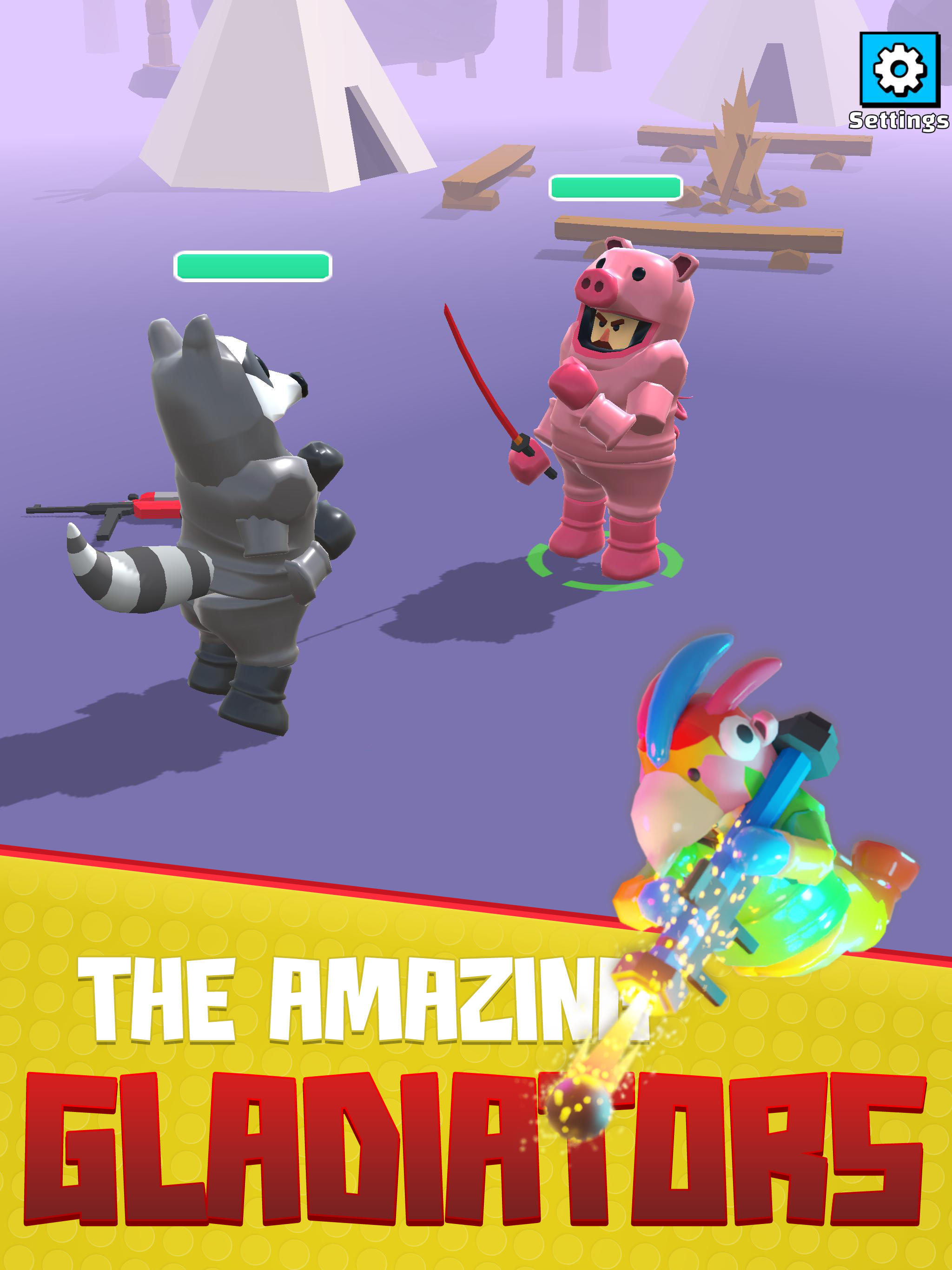 Screenshot of Arena Fighters - Block Battle