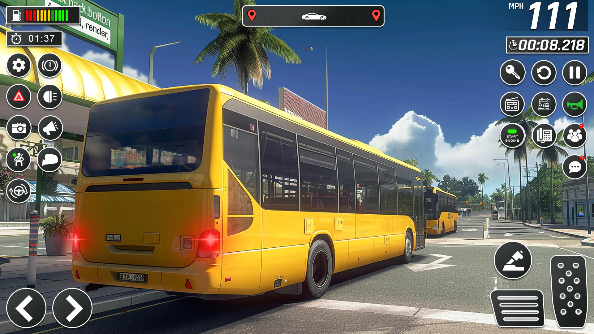 Bus Driving 3d: Bus Sim Games ภาพหน้าจอเกม