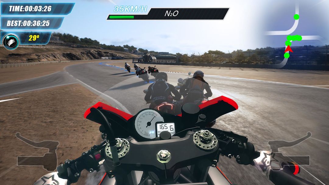Screenshot of Traffic Speed Rider - Real moto racing game