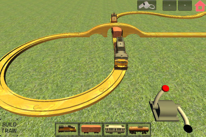 Kids Train Construction Set Game Screenshot