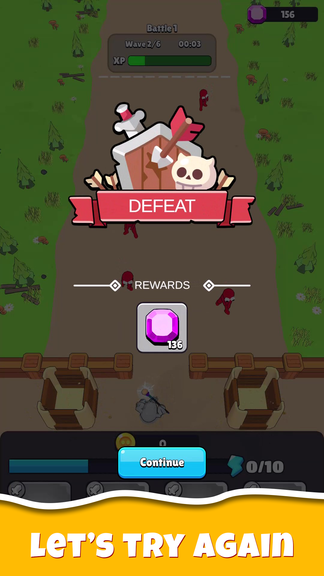 Monster Coin Defense Game Screenshot