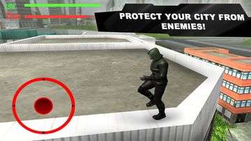 Green Rope Hero in City Game Screenshot