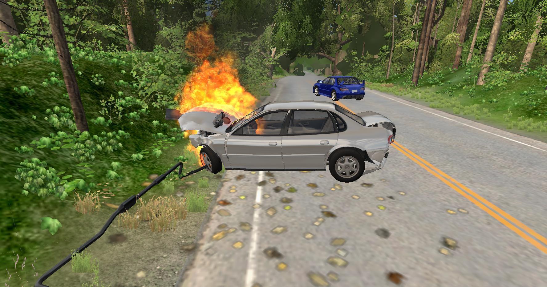 Car Explosion Engine Crash Car Game Screenshot