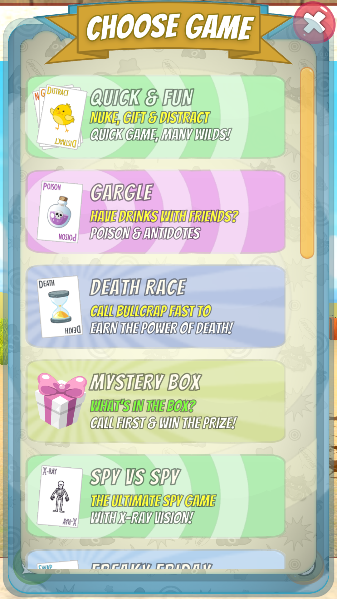 Screenshot of BULLCRAP!