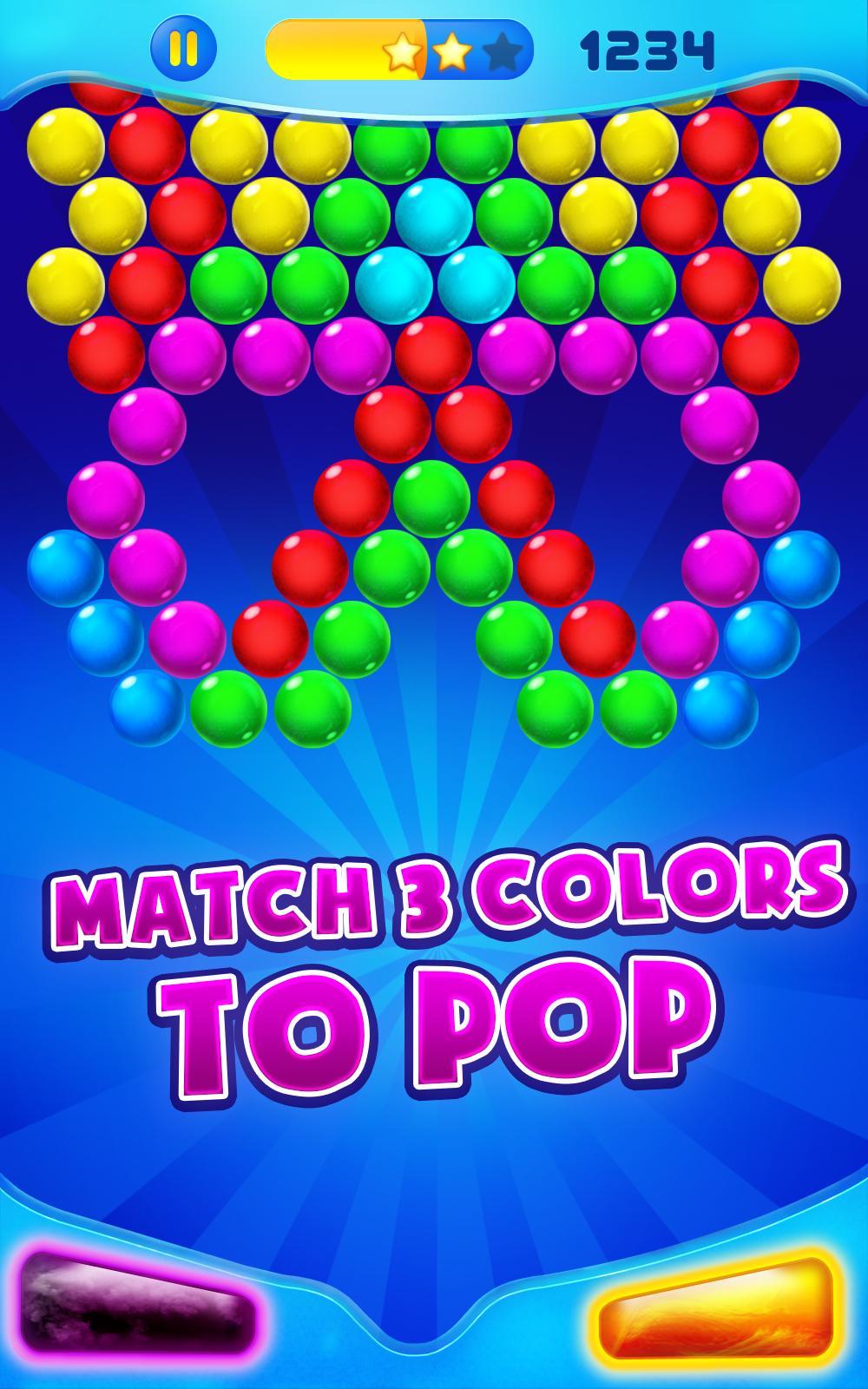 Bubble Shooter 2 Game Screenshot