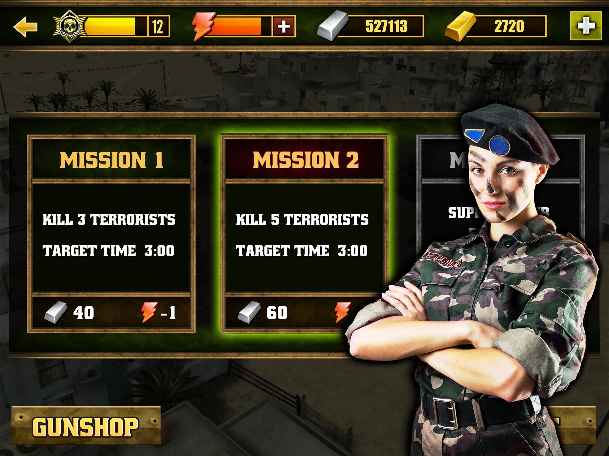 Screenshot of War Duty Sniper 3D