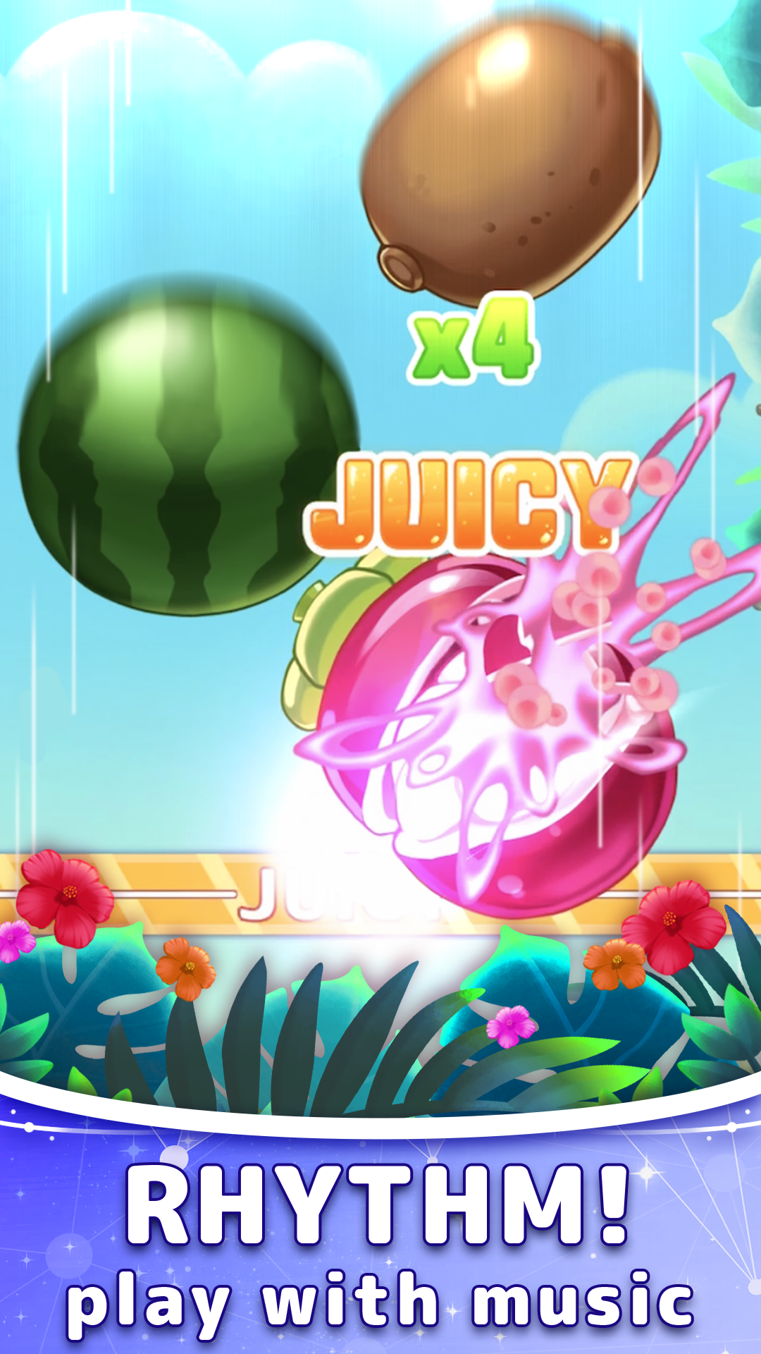 Screenshot of O2Jam - Fruitland Lite!