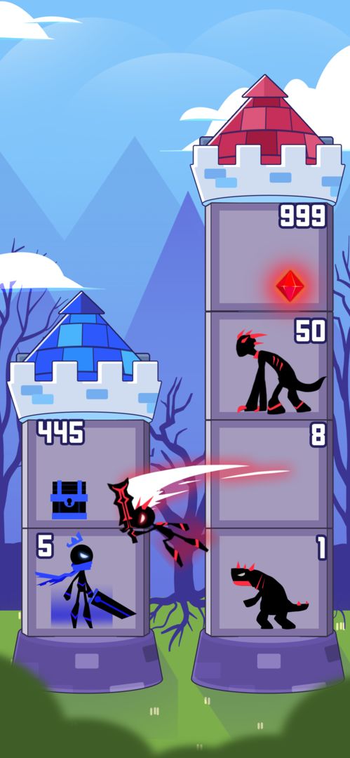 Hero Castle War: Tower Attack screenshot game