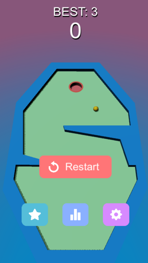 Relaxing Mini Golfie Game Screenshot