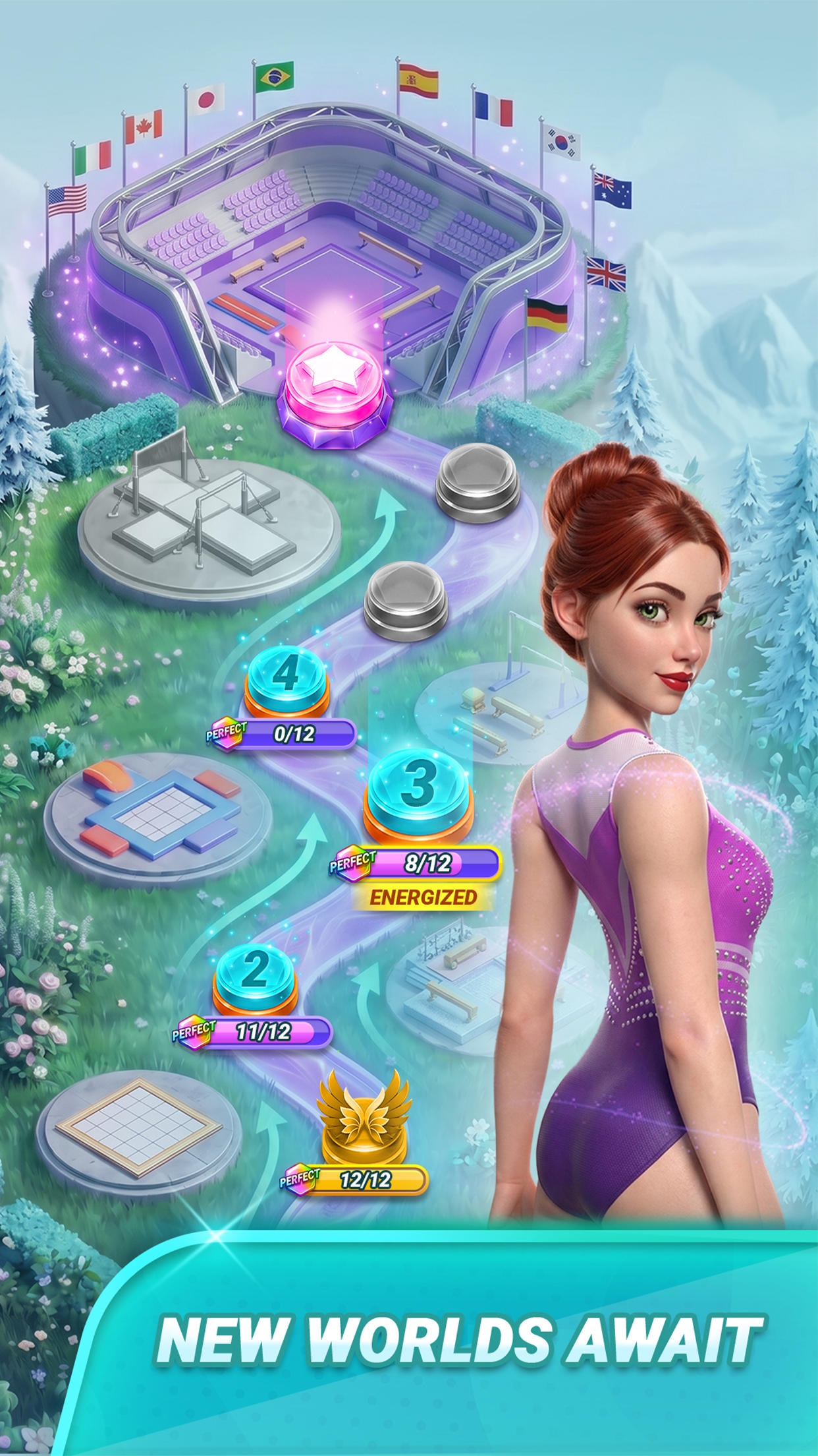 Gymnastics Dream ゲームのスクリーンショット