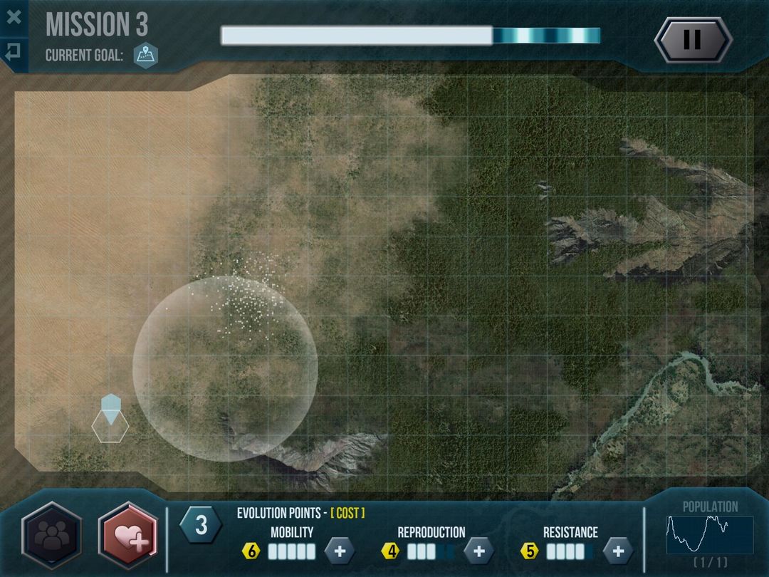 Screenshot of Evolving Planet