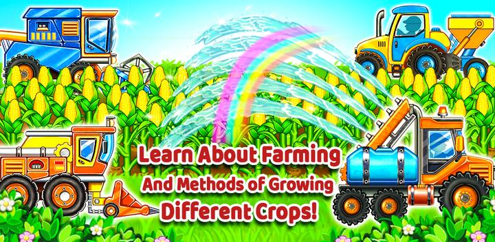 Banner of Kids Farm - Kids Tractor Games 3.2.2