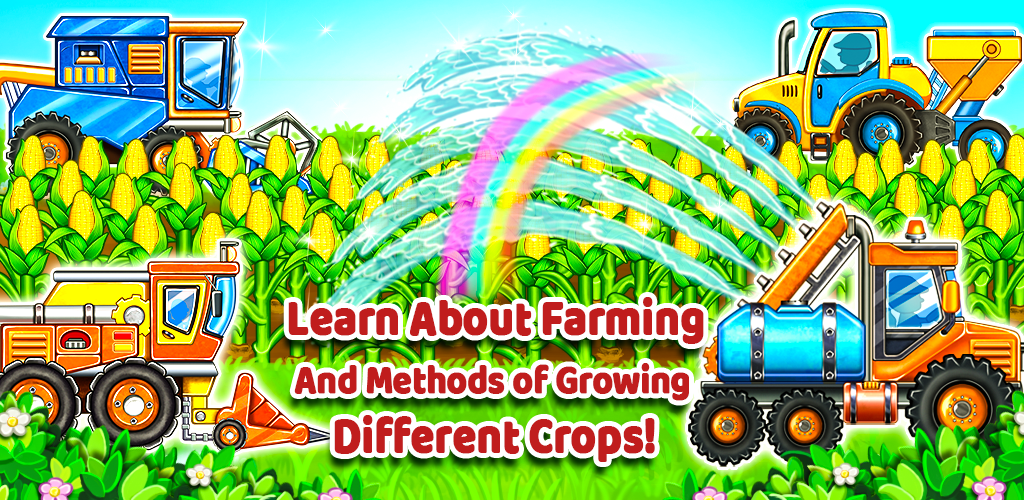 Banner of Kids Farm - Kids Tractor Games 