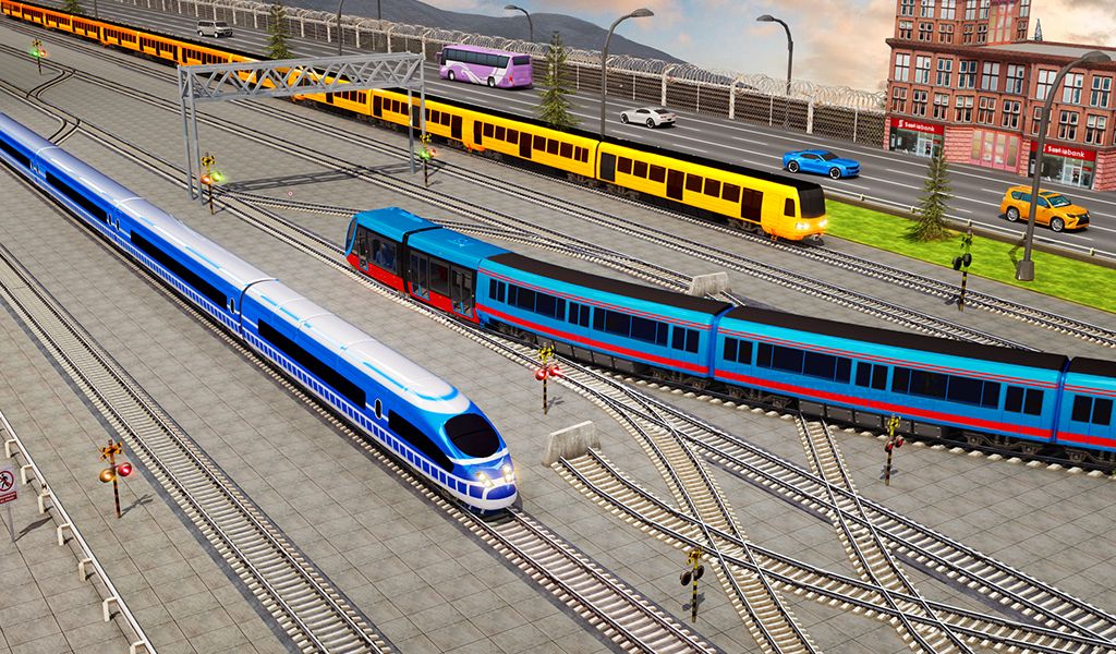 Screenshot of Indian Train City Pro Driving : Train Game