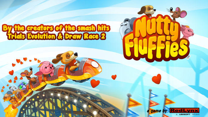 Скриншот игры Nutty Fluffies Rollercoaster