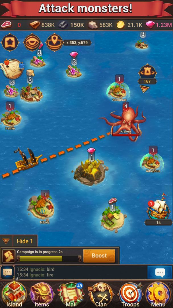 Pirate War: Age of Strike screenshot game