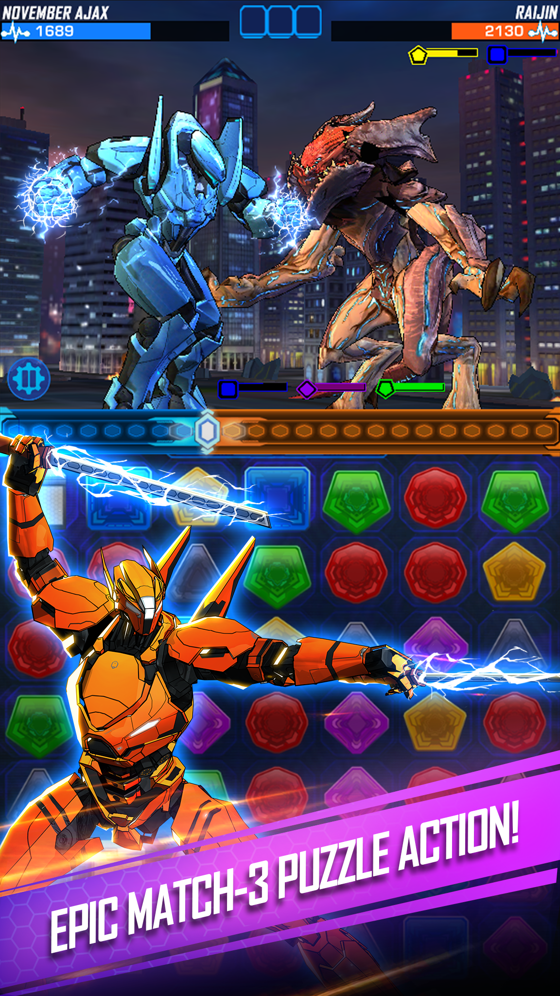 Pacific Rim Breach Wars - Robot Puzzle Action RPG Game Screenshot