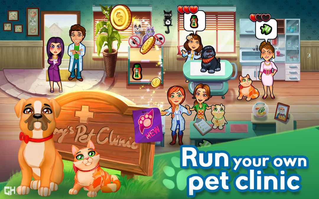 Dr. Cares - Amy's Pet Clinic screenshot game