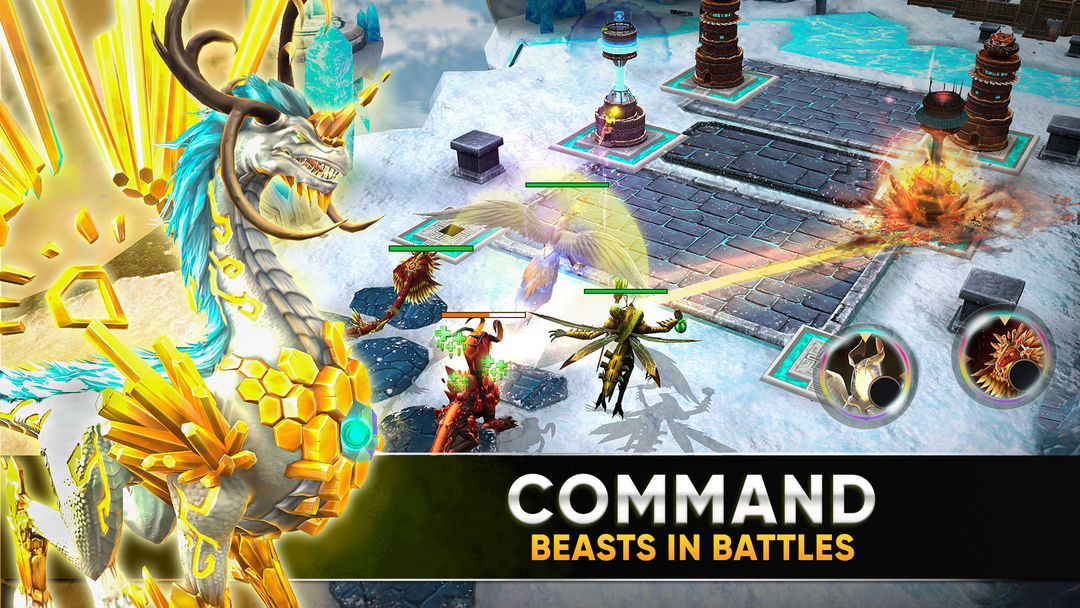 Screenshot of Clash of Beasts: Tower Defense
