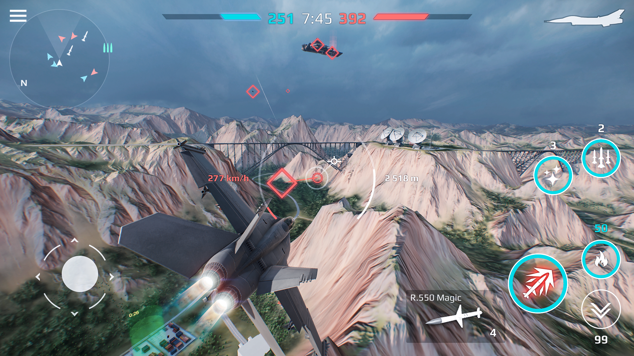 Sky Combat: War Planes Online Game Screenshot