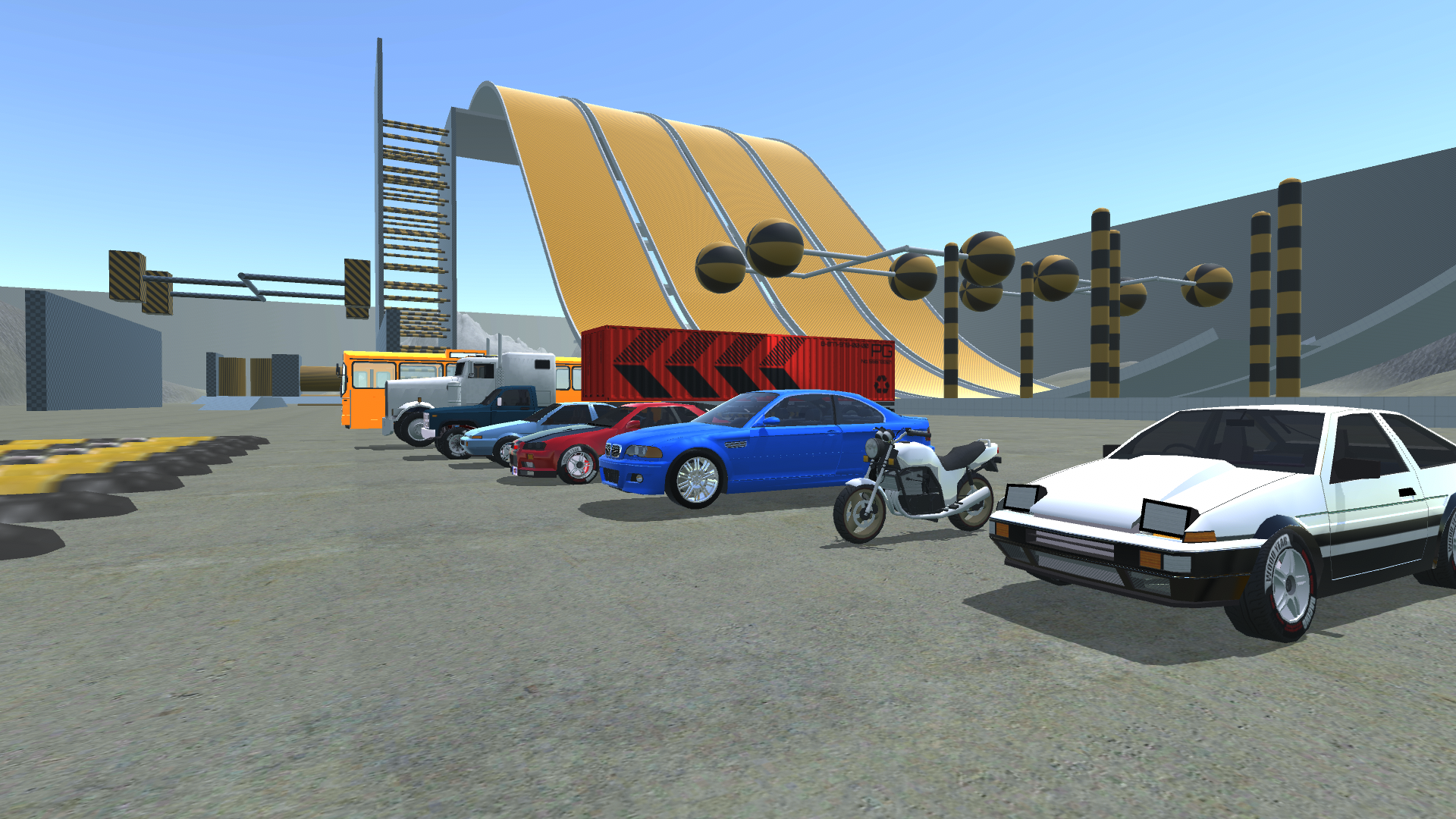 Car Crash Test Simulator 3D Game Screenshot