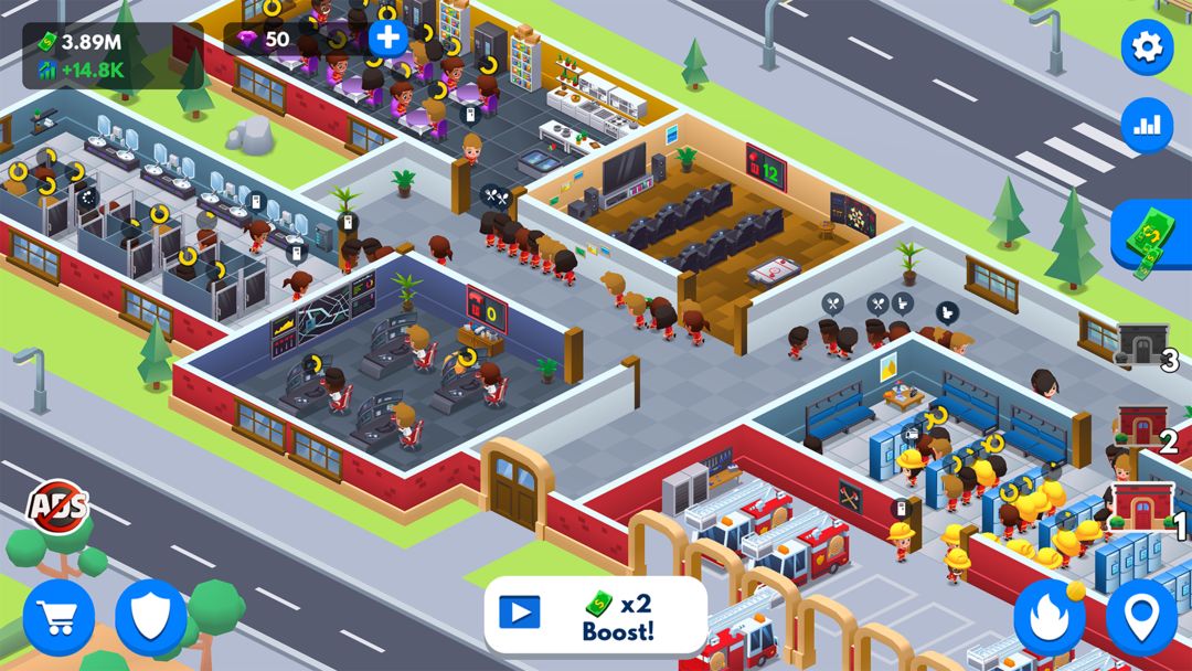 Idle Firefighter Tycoon screenshot game