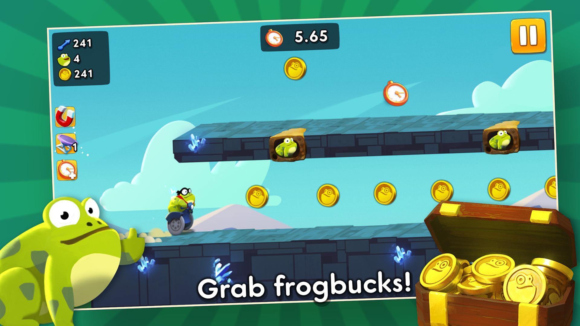 Ride with the Frog Game Screenshot