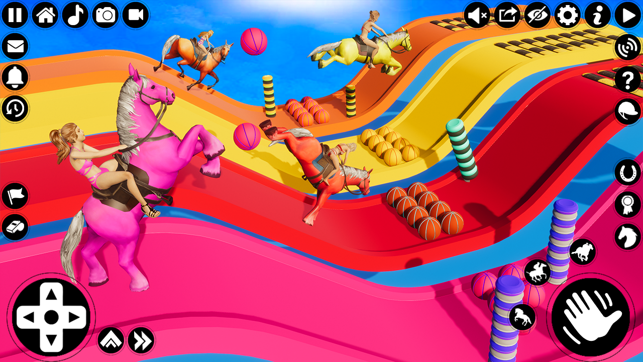 Color Horse Riding: Horse Game Game Screenshot