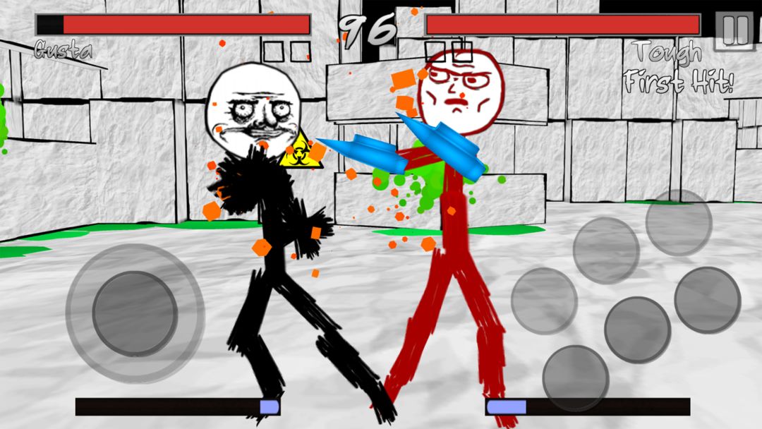 Screenshot of Stickman Meme Fight