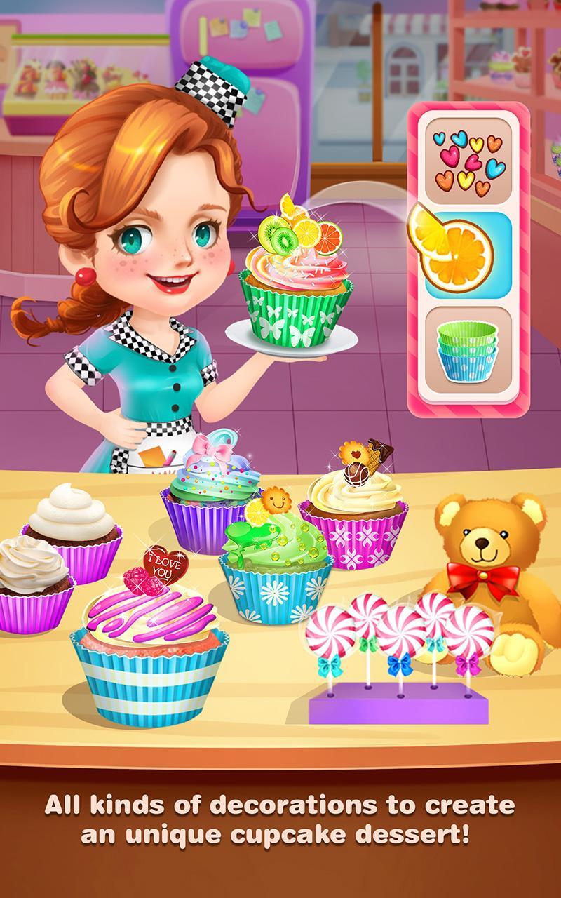 Cupcake Bakery Shop Game Screenshot