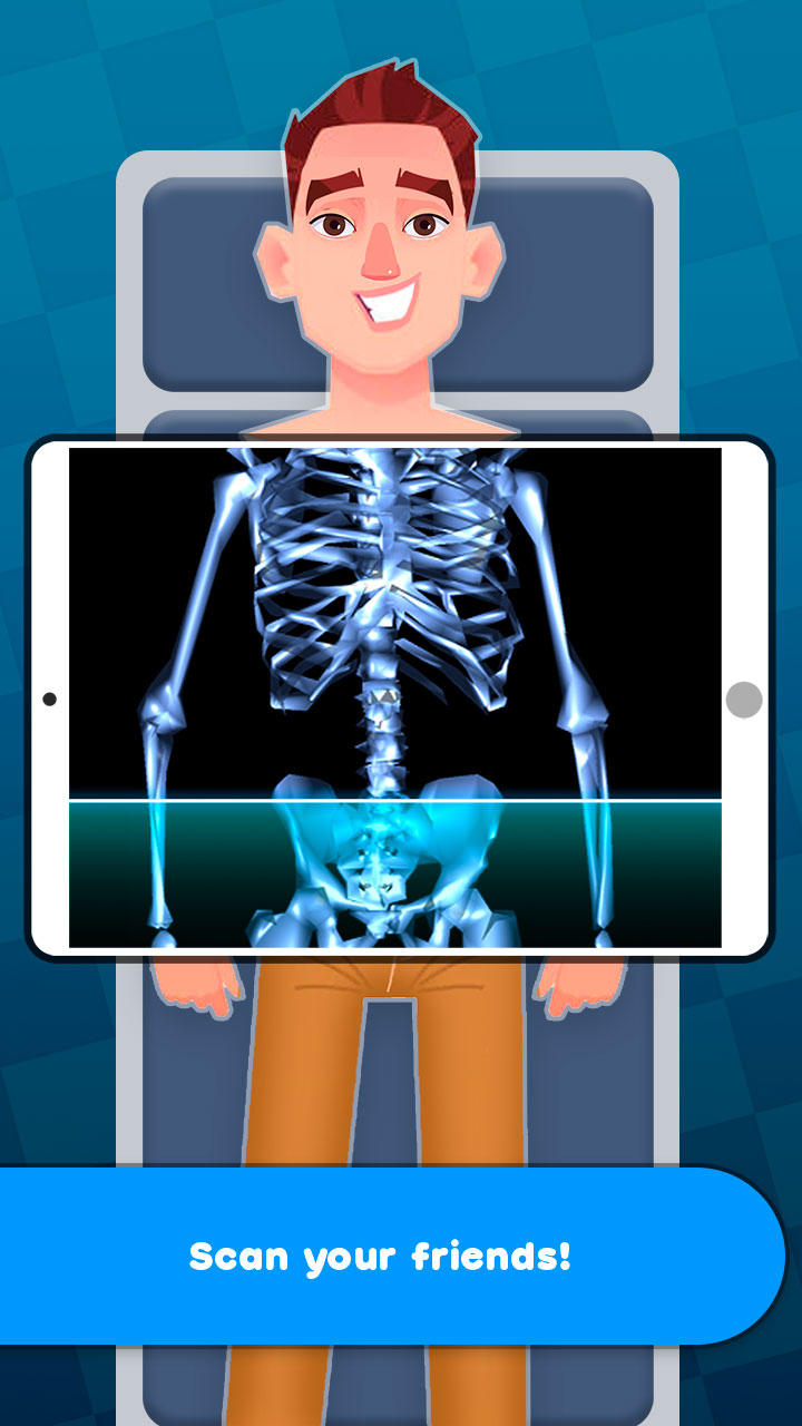 Dr. Simulator: Full Body X-Ray Game Screenshot