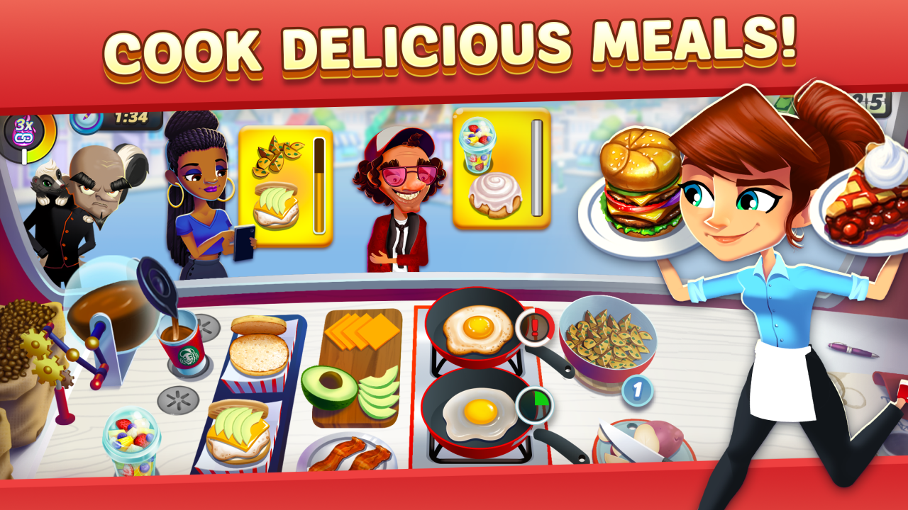 Diner DASH Adventures Game Screenshot