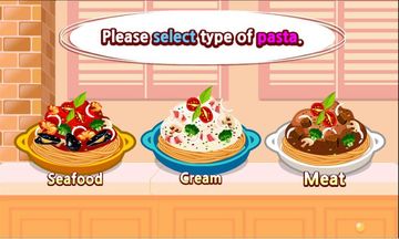 Скриншот игры Cook pasta with mom