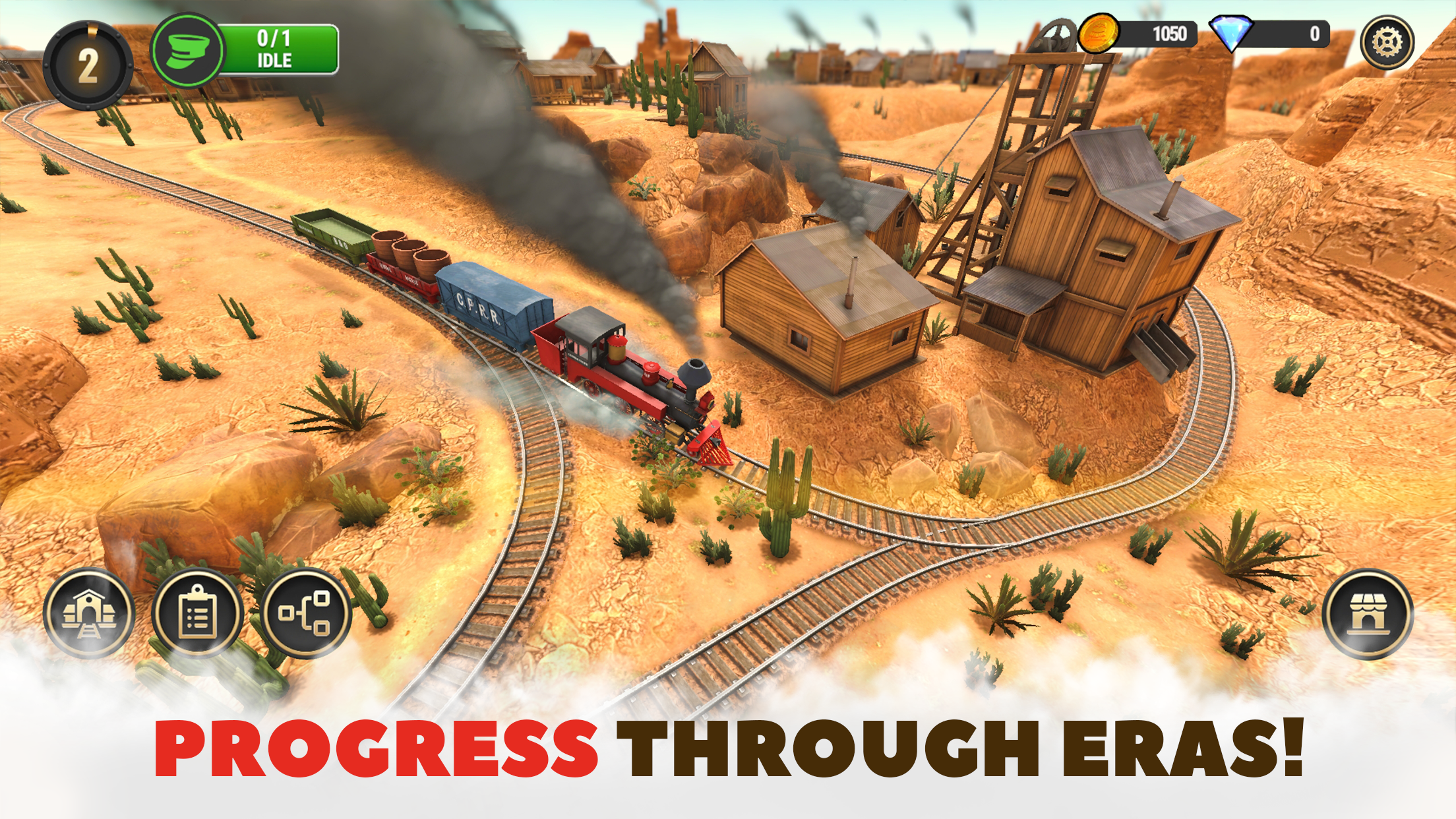 Train King Tycoon: Rail Empire Game Screenshot